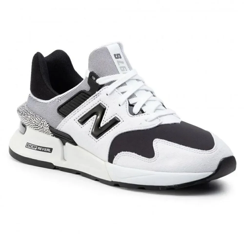 New Balance Women's 997 Sport Black White Sneakers 9.5